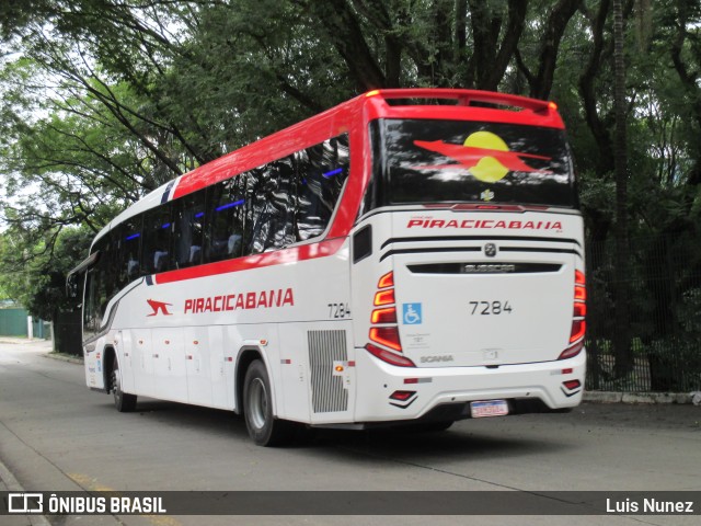 Viação Piracicabana 7284 na cidade de São Paulo, São Paulo, Brasil, por Luis Nunez. Número da foto: #12957765.