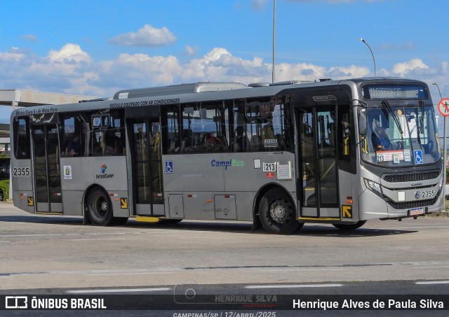 Expresso CampiBus 2355 na cidade de Campinas, São Paulo, Brasil, por Henrique Alves de Paula Silva. Número da foto: #12958099.