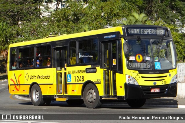 Viação Sul Fluminense 1248 na cidade de Volta Redonda, Rio de Janeiro, Brasil, por Paulo Henrique Pereira Borges. Número da foto: #12957913.