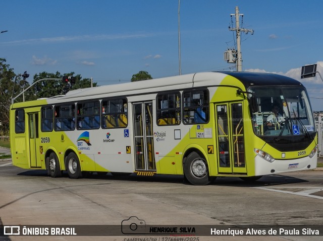 Itajaí Transportes Coletivos 2059 na cidade de Campinas, São Paulo, Brasil, por Henrique Alves de Paula Silva. Número da foto: #12958100.