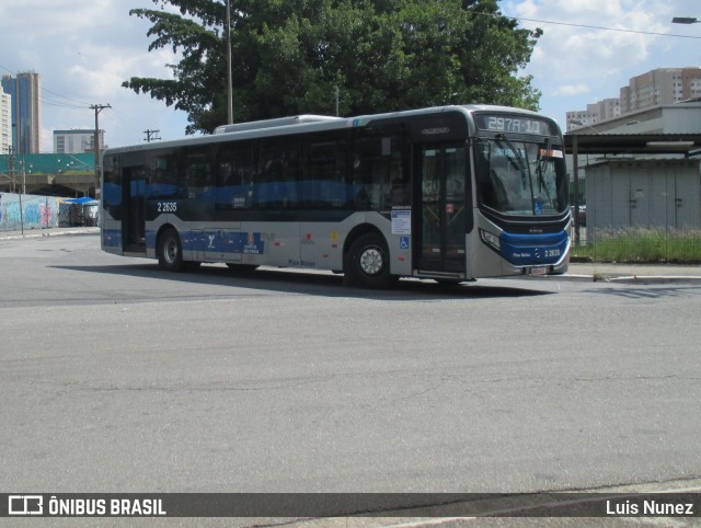 Sambaíba Transportes Urbanos 2 2635 na cidade de São Paulo, São Paulo, Brasil, por Luis Nunez. Número da foto: #12957774.