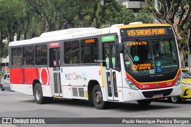 Auto Viação Alpha A48017 na cidade de Rio de Janeiro, Rio de Janeiro, Brasil, por Paulo Henrique Pereira Borges. Número da foto: #12957845.