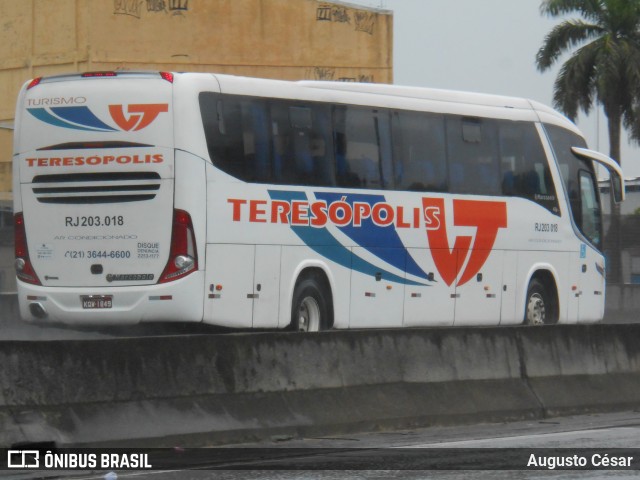 Viação Teresópolis RJ 203.018 na cidade de Nova Iguaçu, Rio de Janeiro, Brasil, por Augusto César. Número da foto: #12957896.