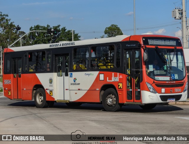 Expresso CampiBus 2384 na cidade de Campinas, São Paulo, Brasil, por Henrique Alves de Paula Silva. Número da foto: #12958097.
