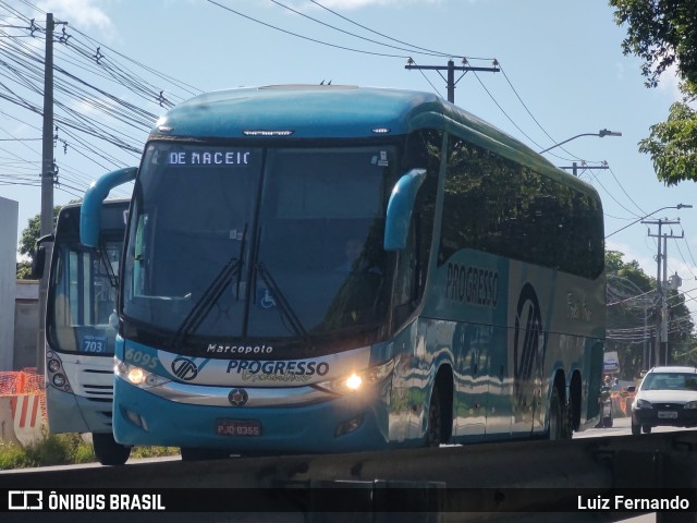 Auto Viação Progresso 6095 na cidade de Maceió, Alagoas, Brasil, por Luiz Fernando. Número da foto: #12958935.