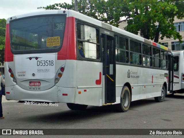 Transportes Campo Grande D53518 na cidade de Rio de Janeiro, Rio de Janeiro, Brasil, por Zé Ricardo Reis. Número da foto: #12960077.