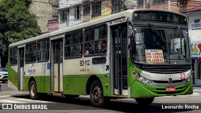 Belém Rio Transportes BD-112 na cidade de Belém, Pará, Brasil, por Leonardo Rocha. Número da foto: #12960638.