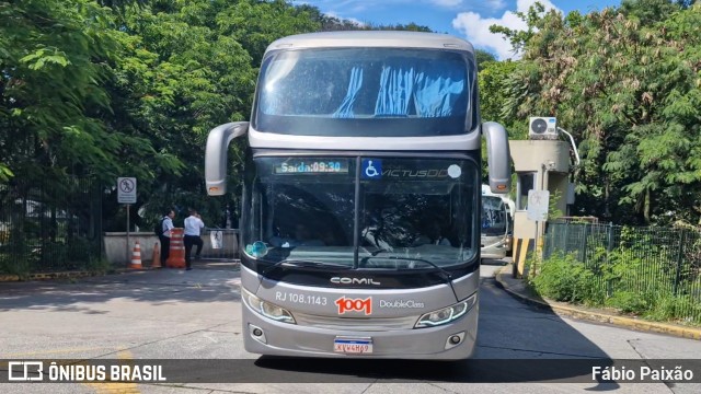 Auto Viação 1001 RJ 108.1143 na cidade de São Paulo, São Paulo, Brasil, por Fábio Paixão. Número da foto: #12960987.