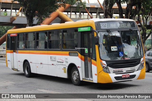Transportes Paranapuan B10146 na cidade de Rio de Janeiro, Rio de Janeiro, Brasil, por Paulo Henrique Pereira Borges. Número da foto: #12962119.