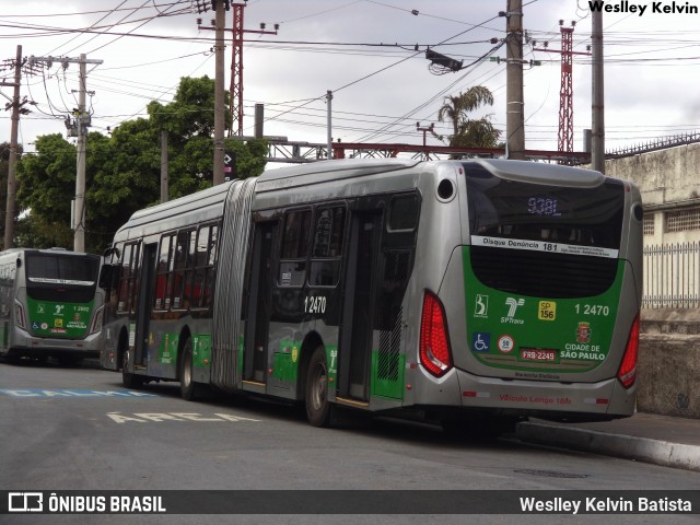 Viação Gato Preto 1 2470 na cidade de São Paulo, São Paulo, Brasil, por Weslley Kelvin Batista. Número da foto: #12960749.