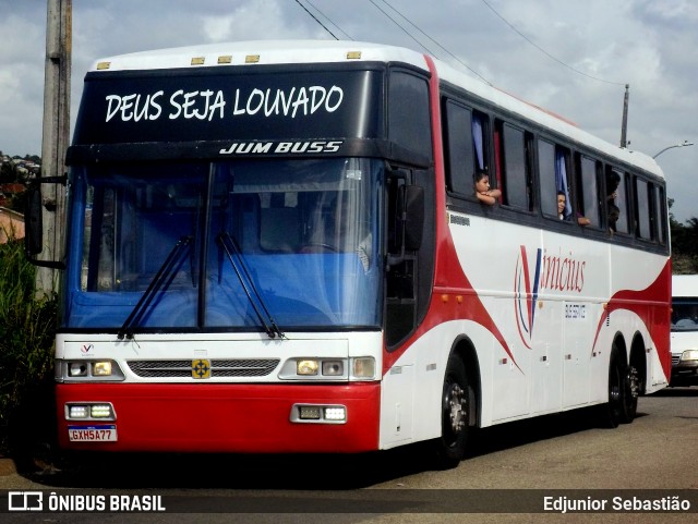 Vinicius Bus Service 5077 na cidade de Paudalho, Pernambuco, Brasil, por Edjunior Sebastião. Número da foto: #12959410.
