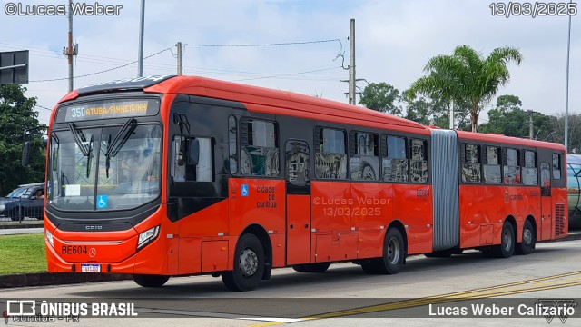 Transporte Coletivo Glória BE604 na cidade de Curitiba, Paraná, Brasil, por Lucas Weber Calizario. Número da foto: #12962039.