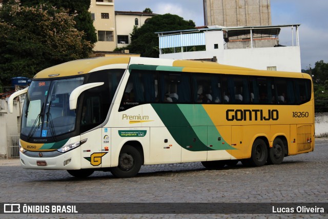 Empresa Gontijo de Transportes 18260 na cidade de Teófilo Otoni, Minas Gerais, Brasil, por Lucas Oliveira. Número da foto: #12960147.