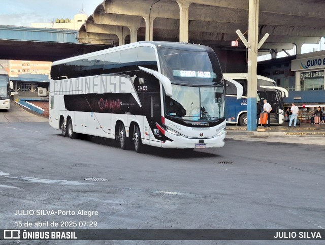 Auto Viação Catarinense 324326 na cidade de Porto Alegre, Rio Grande do Sul, Brasil, por JULIO SILVA. Número da foto: #12959792.