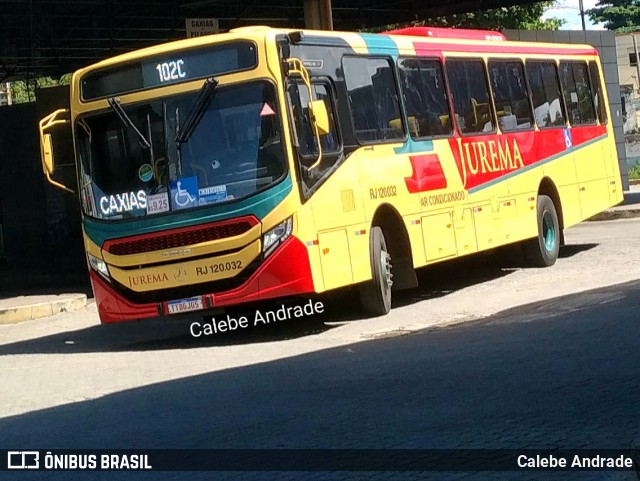 Auto Viação Jurema RJ 120.032 na cidade de Duque de Caxias, Rio de Janeiro, Brasil, por Calebe Andrade. Número da foto: #12959665.