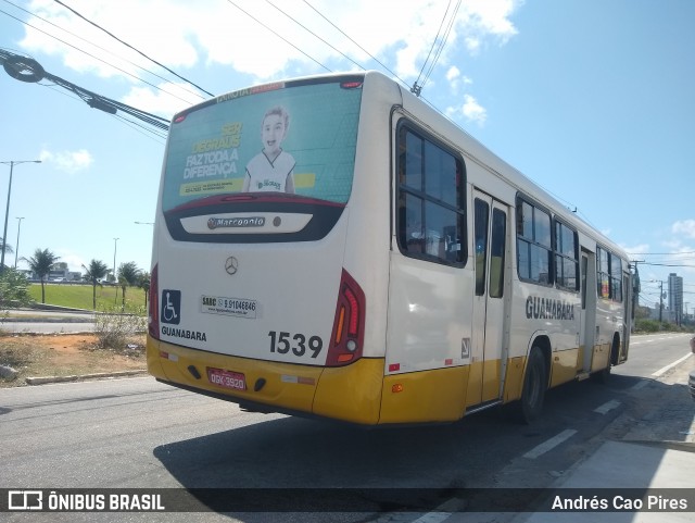 Transportes Guanabara 1539 na cidade de Natal, Rio Grande do Norte, Brasil, por Andrés Cao Pires. Número da foto: #12960357.