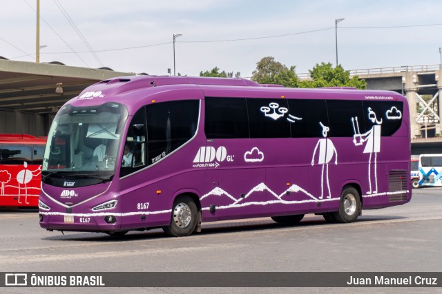 ADO - Autobuses de Oriente 8167 na cidade de Venustiano Carranza, Ciudad de México, México, por Juan Manuel Cruz. Número da foto: #12961373.