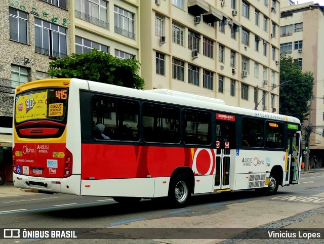 Auto Viação Alpha A48032 na cidade de Rio de Janeiro, Rio de Janeiro, Brasil, por Vinicius Lopes. Número da foto: #12961880.
