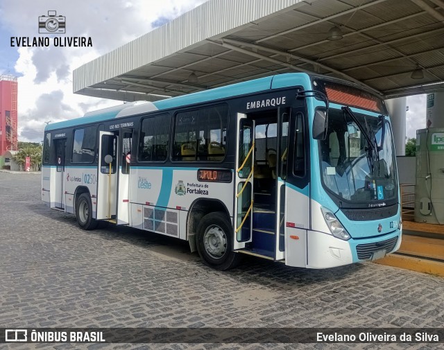 Viação Fortaleza 02504 na cidade de Fortaleza, Ceará, Brasil, por Evelano Oliveira da Silva. Número da foto: #12961836.
