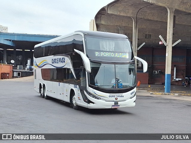 Viação Ouro e Prata 1062 na cidade de Porto Alegre, Rio Grande do Sul, Brasil, por JULIO SILVA. Número da foto: #12959400.