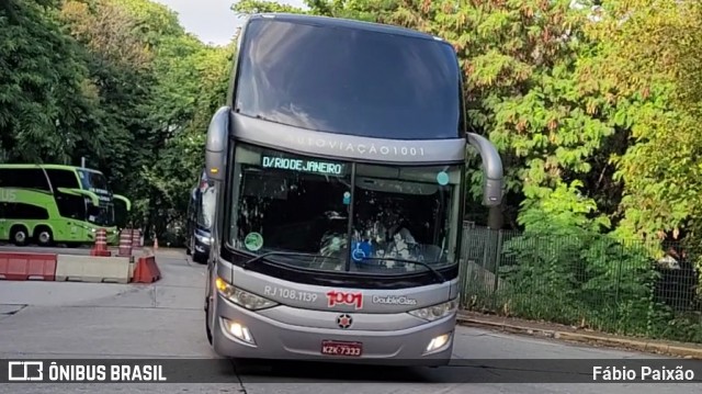 Auto Viação 1001 RJ 108.1139 na cidade de São Paulo, São Paulo, Brasil, por Fábio Paixão. Número da foto: #12960984.