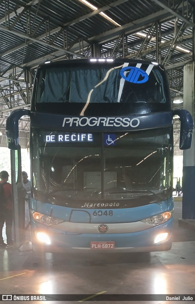 Auto Viação Progresso 6048 na cidade de Recife, Pernambuco, Brasil, por Daniel  Julio. Número da foto: #12960182.