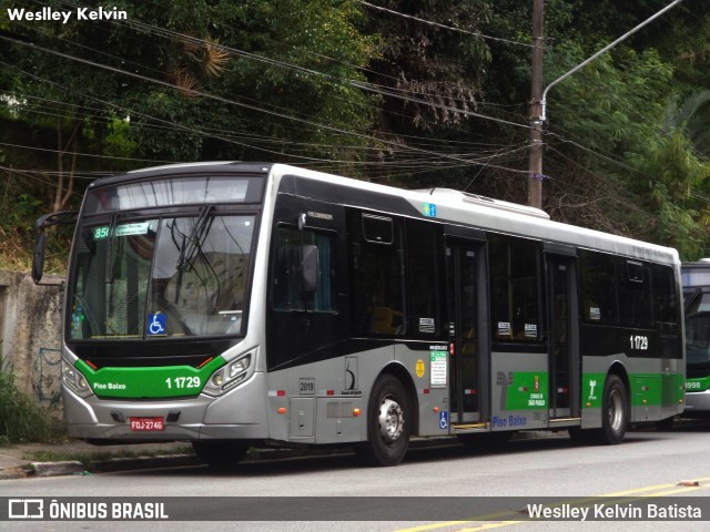 Viação Santa Brígida 1 1729 na cidade de São Paulo, São Paulo, Brasil, por Weslley Kelvin Batista. Número da foto: #12960715.