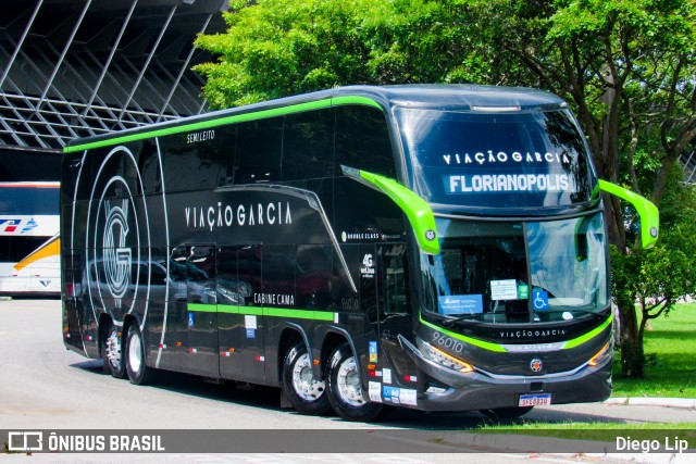 Viação Garcia 96010 na cidade de Florianópolis, Santa Catarina, Brasil, por Diego Lip. Número da foto: #12965137.