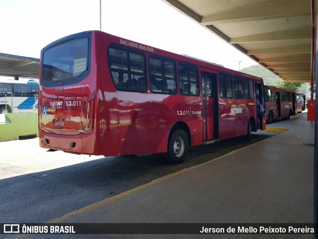 Auto Ônibus Brasília 1.3.011 na cidade de Niterói, Rio de Janeiro, Brasil, por Jerson de Mello Peixoto Pereira. Número da foto: #12964549.