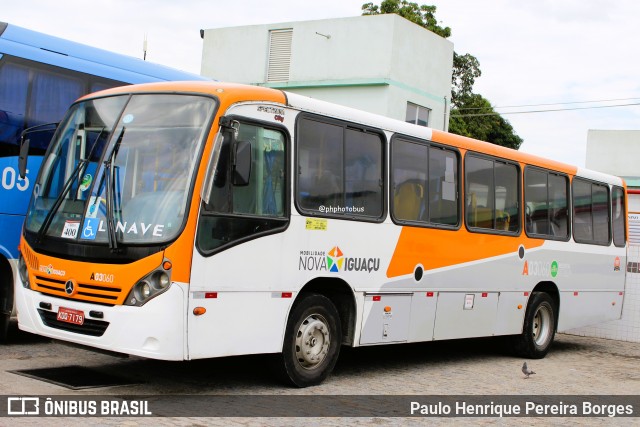 Linave Transportes A03060 na cidade de Nova Iguaçu, Rio de Janeiro, Brasil, por Paulo Henrique Pereira Borges. Número da foto: #12964686.