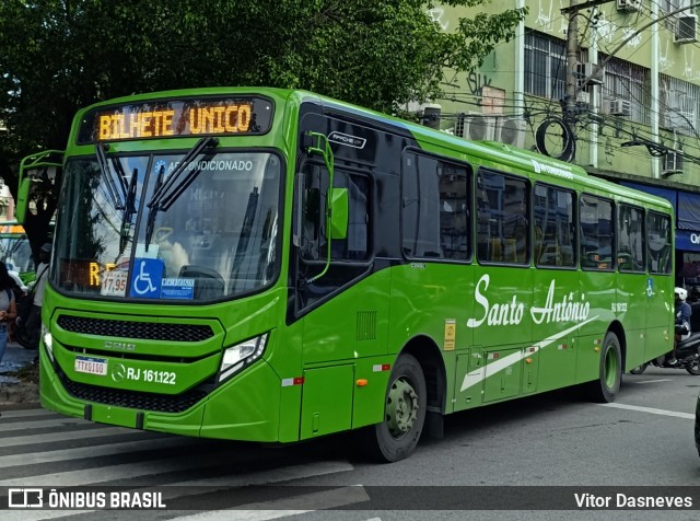 Transportes Santo Antônio RJ 161.122 na cidade de Duque de Caxias, Rio de Janeiro, Brasil, por Vitor Dasneves. Número da foto: #12962427.