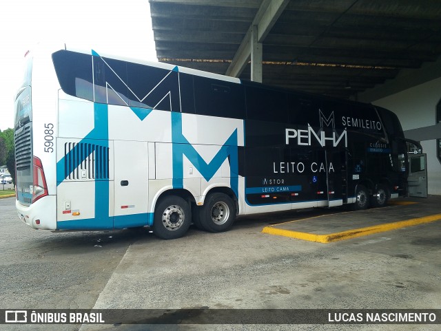 Empresa de Ônibus Nossa Senhora da Penha 59085 na cidade de Lages, Santa Catarina, Brasil, por LUCAS NASCIMENTO. Número da foto: #12963457.