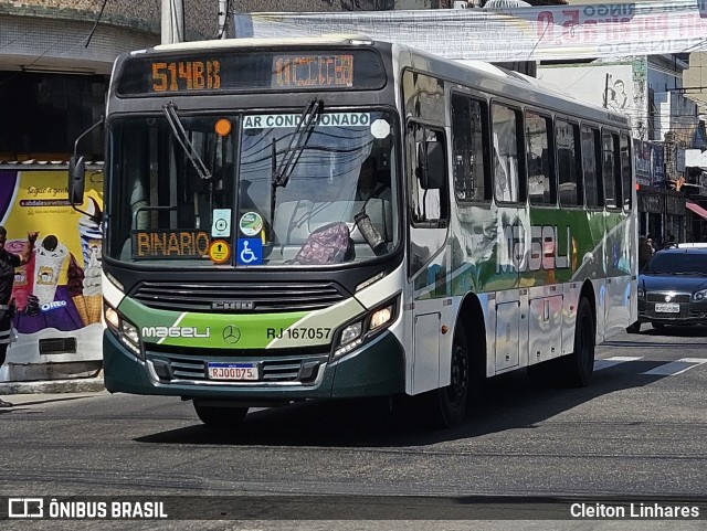 Transportes Mageli RJ 167.057 na cidade de São João de Meriti, Rio de Janeiro, Brasil, por Cleiton Linhares. Número da foto: #12965243.