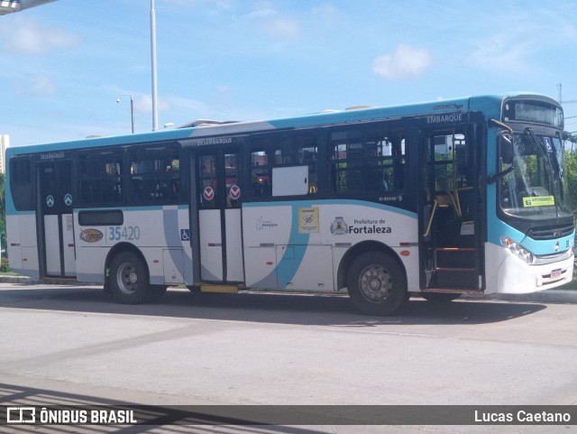 Rota Sol > Vega Transporte Urbano 35420 na cidade de Fortaleza, Ceará, Brasil, por Lucas Caetano. Número da foto: #12962755.