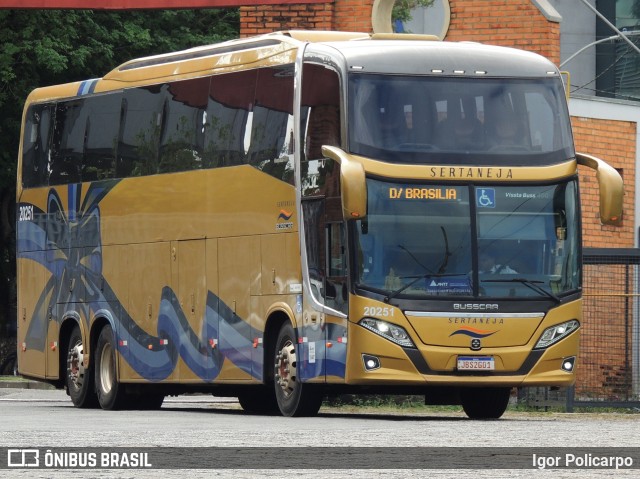 Viação Sertaneja 20251 na cidade de Divinópolis, Minas Gerais, Brasil, por Igor Policarpo. Número da foto: #12963944.