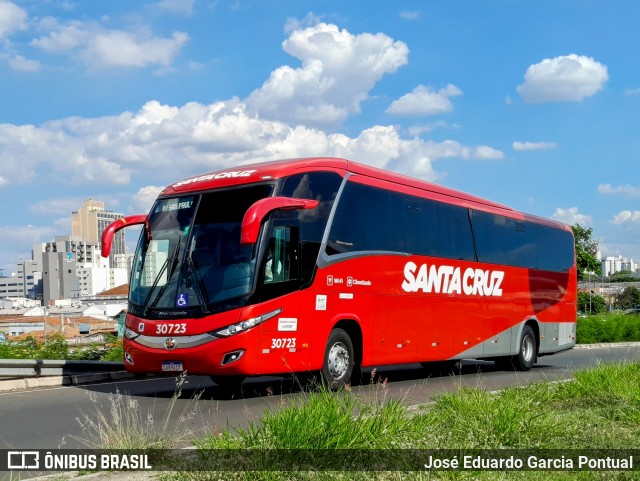 Viação Santa Cruz 30723 na cidade de Campinas, São Paulo, Brasil, por José Eduardo Garcia Pontual. Número da foto: #12962731.