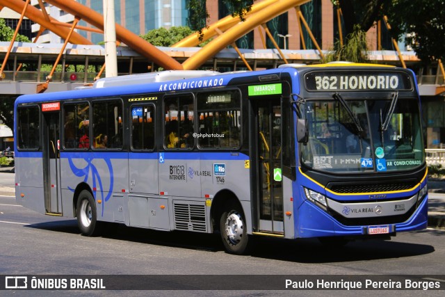 Viação Vila Real B11613 na cidade de Rio de Janeiro, Rio de Janeiro, Brasil, por Paulo Henrique Pereira Borges. Número da foto: #12964676.