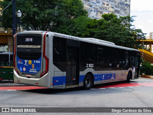 Sambaíba Transportes Urbanos 2 1033 na cidade de São Paulo, São Paulo, Brasil, por Diego Cardoso da Silva. Número da foto: #12964760.