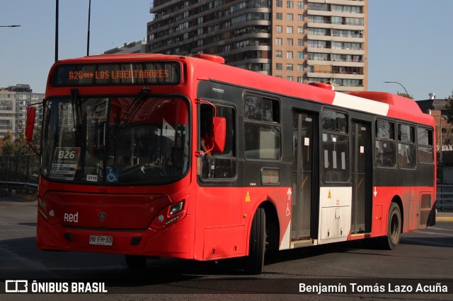 Buses Alfa S.A. 2116 na cidade de Santiago, Santiago, Metropolitana de Santiago, Chile, por Benjamín Tomás Lazo Acuña. Número da foto: #12962471.