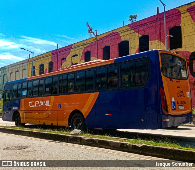 Evanil Transportes e Turismo RJ 132.136 na cidade de Rio de Janeiro, Rio de Janeiro, Brasil, por Isaque Schuaber. Número da foto: #12964652.