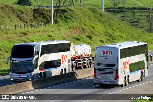 Auto Viação 1001 RJ 108.1207 na cidade de Canas, São Paulo, Brasil, por João Felipe. Número da foto: #12964840.