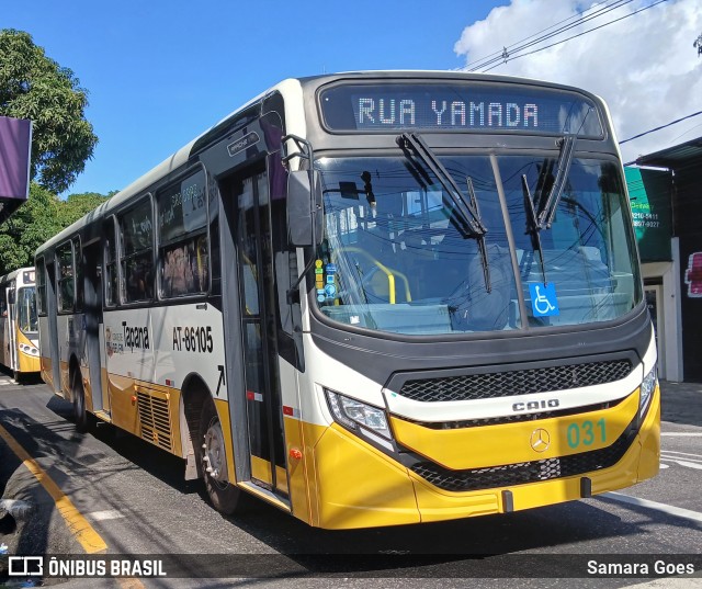 Empresa de Transportes Nova Marambaia AT-86105 na cidade de Belém, Pará, Brasil, por Samara Goes. Número da foto: #12963172.