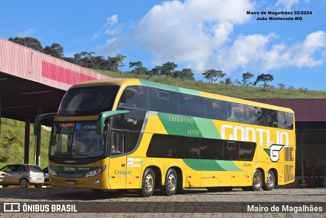 Empresa Gontijo de Transportes 25010 na cidade de João Monlevade, Minas Gerais, Brasil, por Mairo de Magalhães. Número da foto: #12965024.