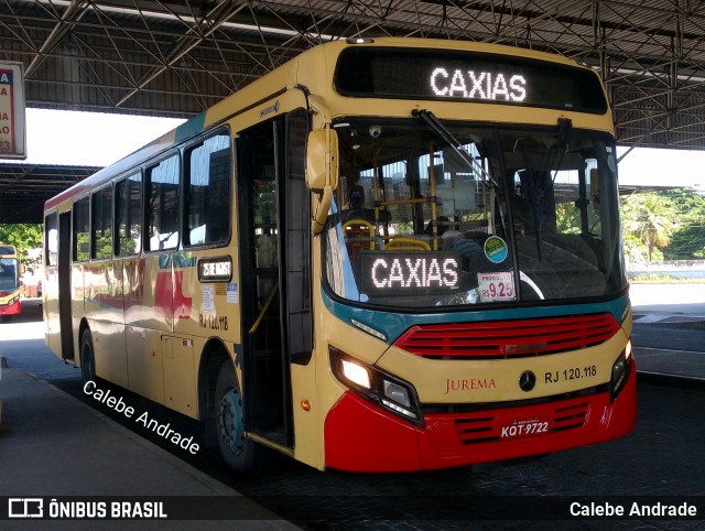 Auto Viação Jurema RJ 120.118 na cidade de Duque de Caxias, Rio de Janeiro, Brasil, por Calebe Andrade. Número da foto: #12963907.