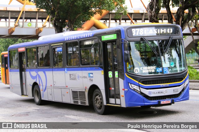 Viação Vila Real B11556 na cidade de Rio de Janeiro, Rio de Janeiro, Brasil, por Paulo Henrique Pereira Borges. Número da foto: #12964667.