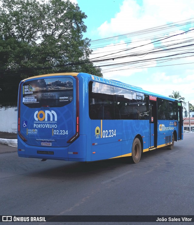 JTP Transportes - COM Porto Velho 02.234 na cidade de Porto Velho, Rondônia, Brasil, por João Sales Vitor. Número da foto: #12963024.