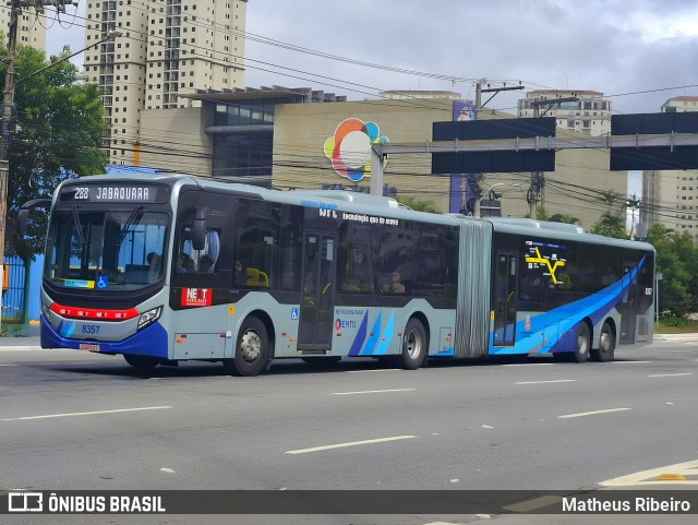 Next Mobilidade - ABC Sistema de Transporte 8357 na cidade de São Bernardo do Campo, São Paulo, Brasil, por Matheus Ribeiro. Número da foto: #12964498.