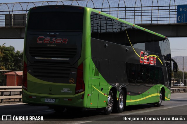 Buses Cejer 92 na cidade de Lampa, Chacabuco, Metropolitana de Santiago, Chile, por Benjamín Tomás Lazo Acuña. Número da foto: #12965570.