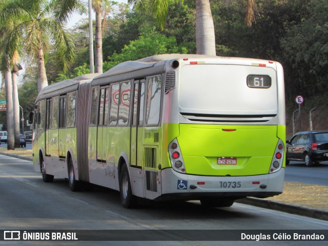 Milênio Transportes 10735 na cidade de Belo Horizonte, Minas Gerais, Brasil, por Douglas Célio Brandao. Número da foto: #12964920.