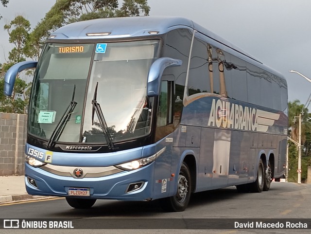 Viação Águia Branca 13515 na cidade de Cotia, São Paulo, Brasil, por David Macedo Rocha. Número da foto: #12962613.